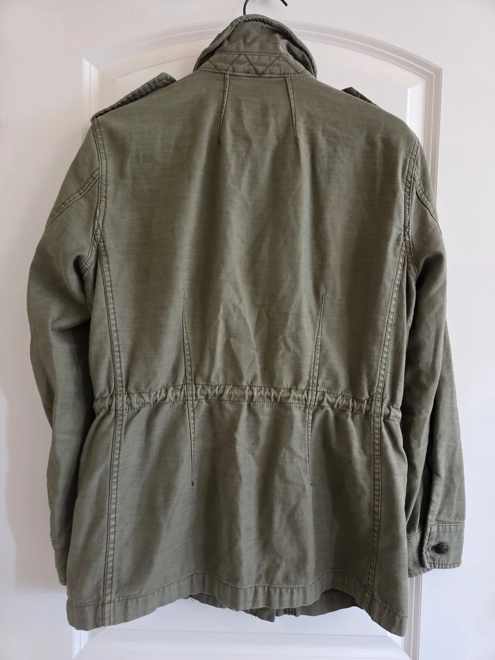 Free People Not Your Brothers Military Surplus Utility Jacket Olive Green XS